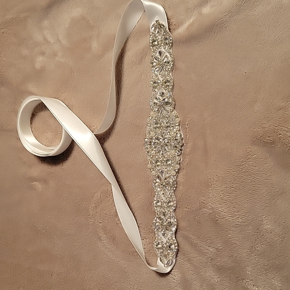 Crystal Wedding Bridal Sash Belt